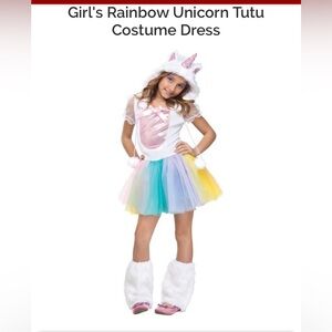 Rubie's White and Pink Costume with Tulle Skirt